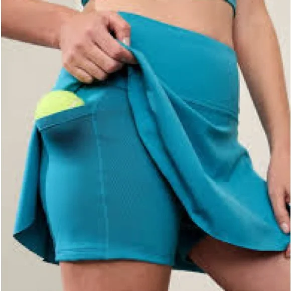 Athleta Ace Tennis Skort 13.5” - Size Small - Turqoise - Picture 4 of 8